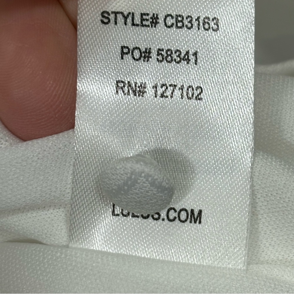 Lulus State of Grace White Long Sleeve Cutout Minidress Small - Picture 15 of 15